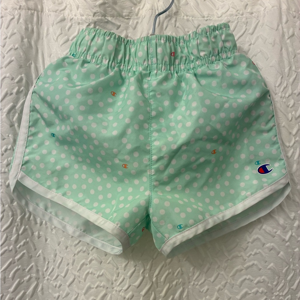 Champion Kids' Green Polka Dot Shorts 3t